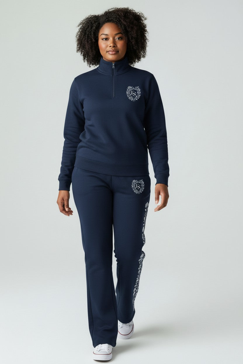 Rose Garden Sweatpants - Navy