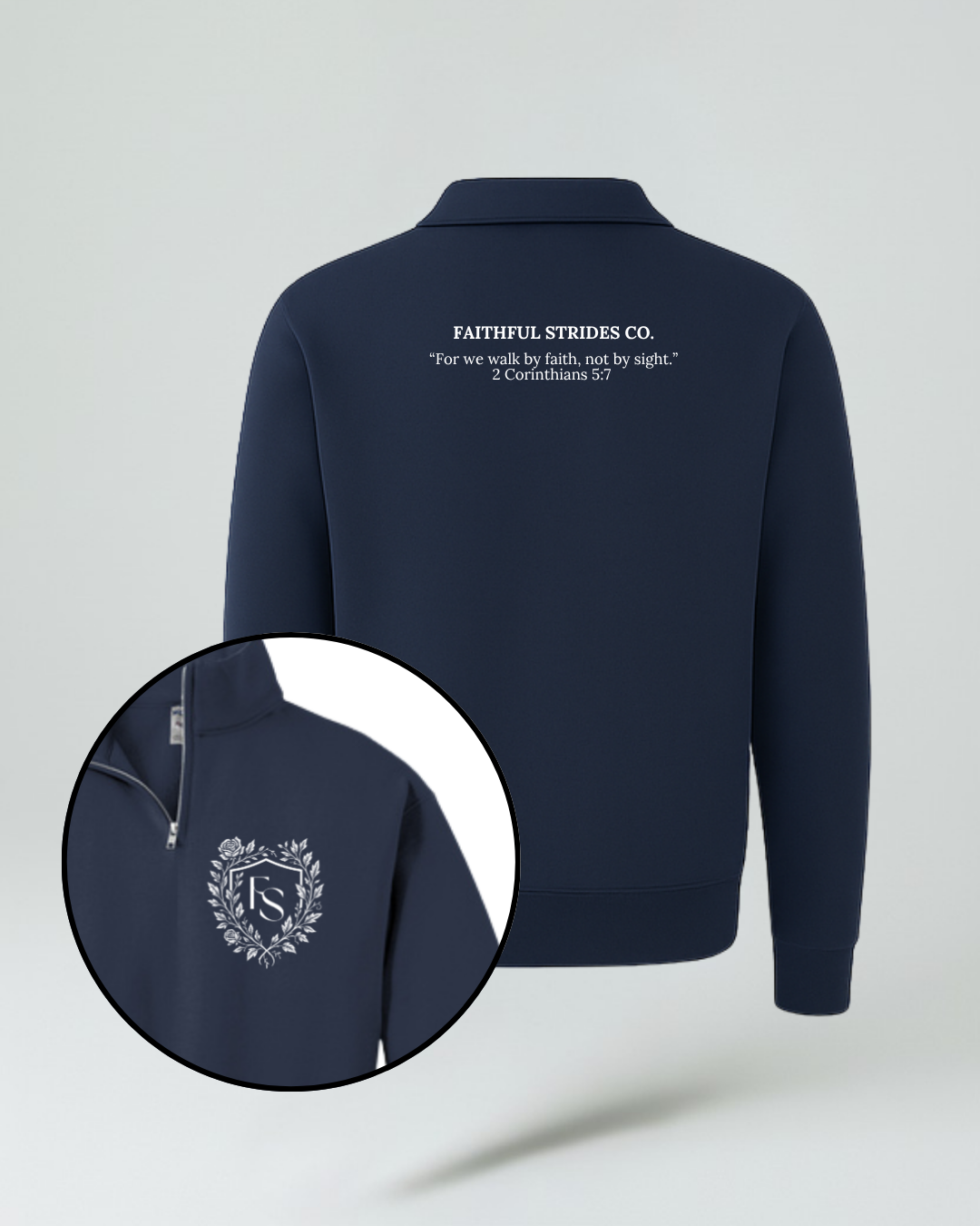 Rose Garden Quarter-Zip - Navy