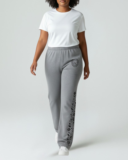 Rose Garden Sweatpants - Gray
