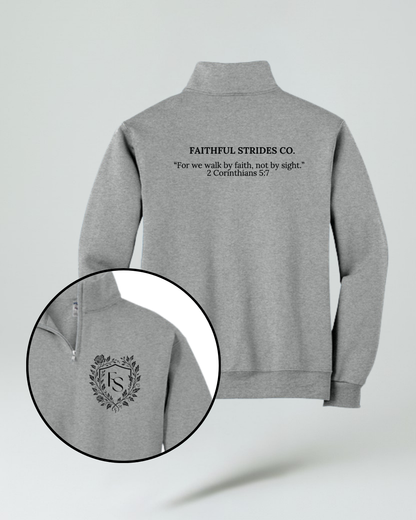Rose Garden Quarter-Zip - Gray