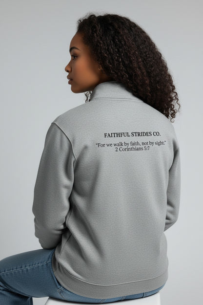 Rose Garden Quarter-Zip - Gray