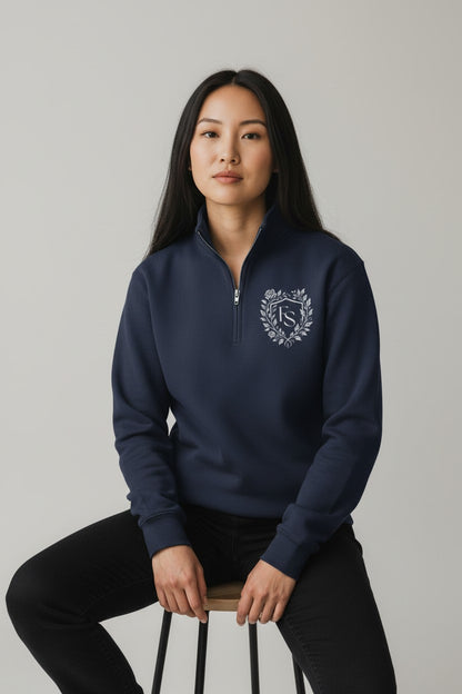 Rose Garden Quarter-Zip - Navy