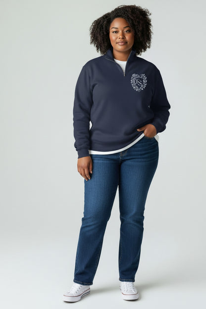 Rose Garden Quarter-Zip - Navy